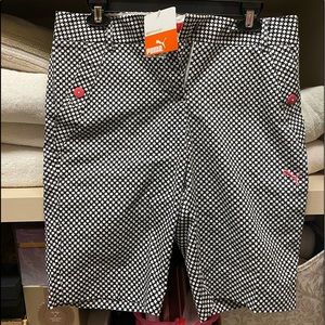 NWT Puma Golf Geo Shorts